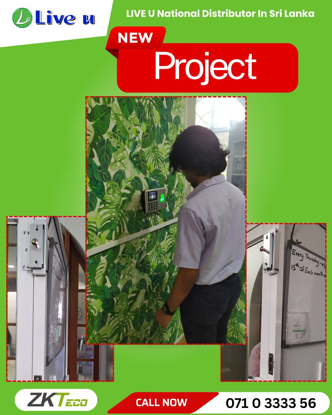 Successful Installation of ZKTeco Fingerprint with Access Control