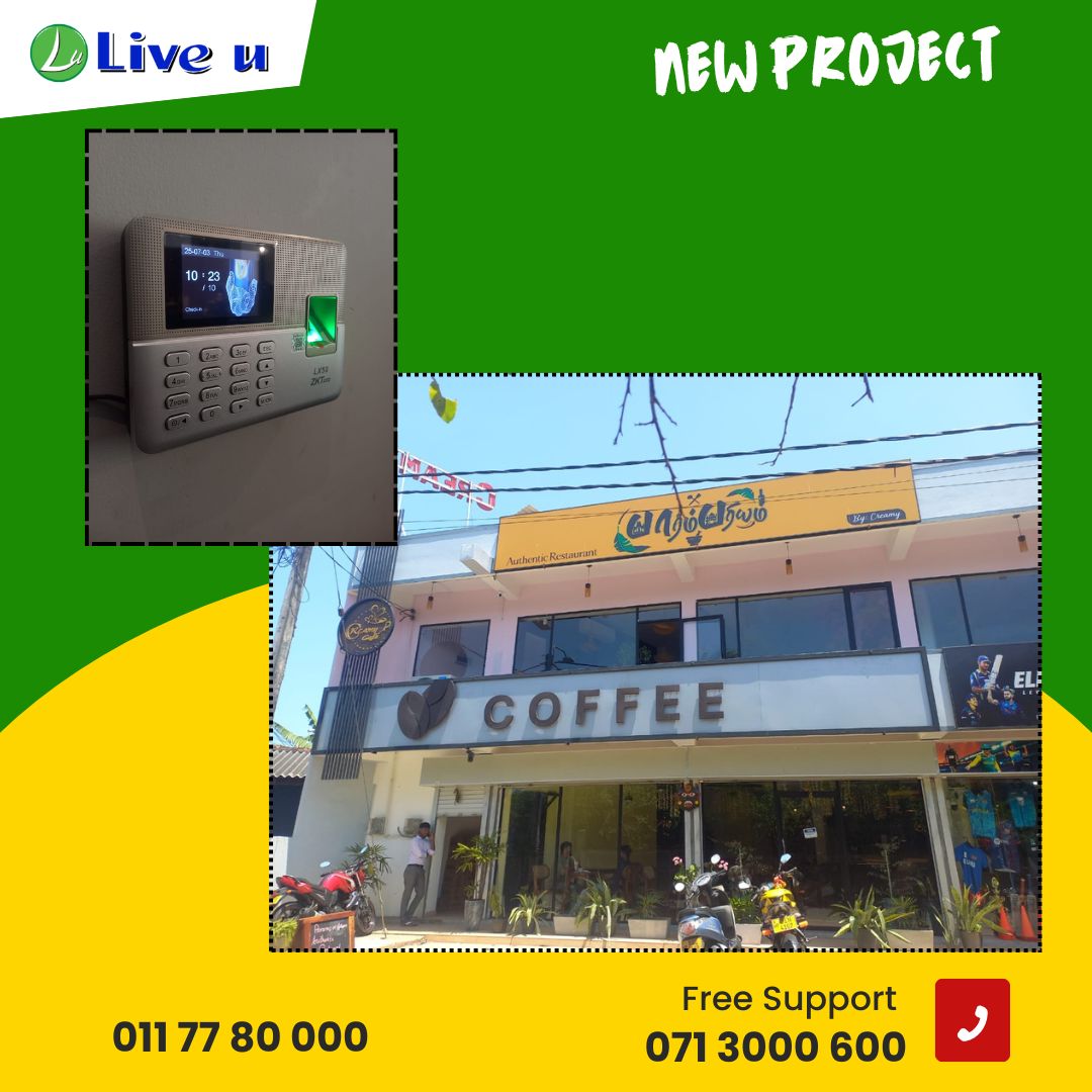 Successfully installed a ZKTeco fingerprint system