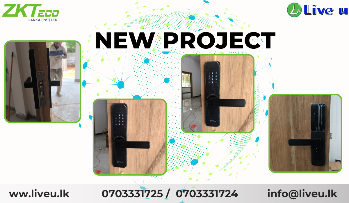 ✨🔒 New Project Completed! 🔒✨  We’re excited to announce another successful installation – the ZKTeco ML100 Smart Door Lock! 🎉